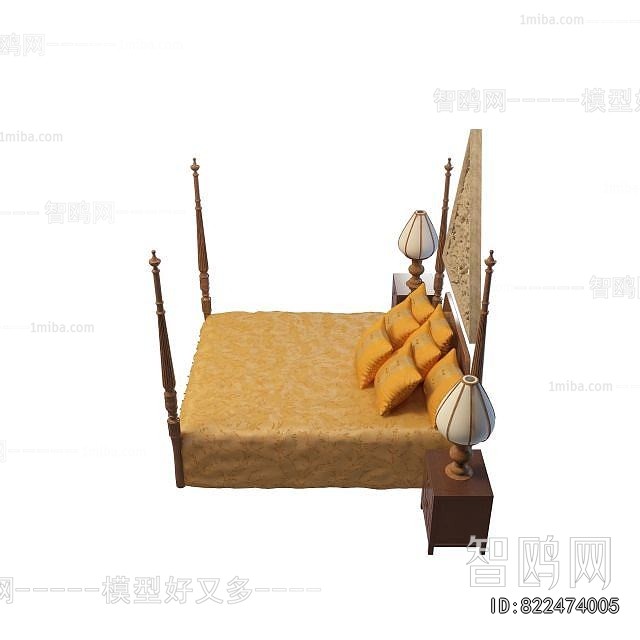 American Style Double Bed