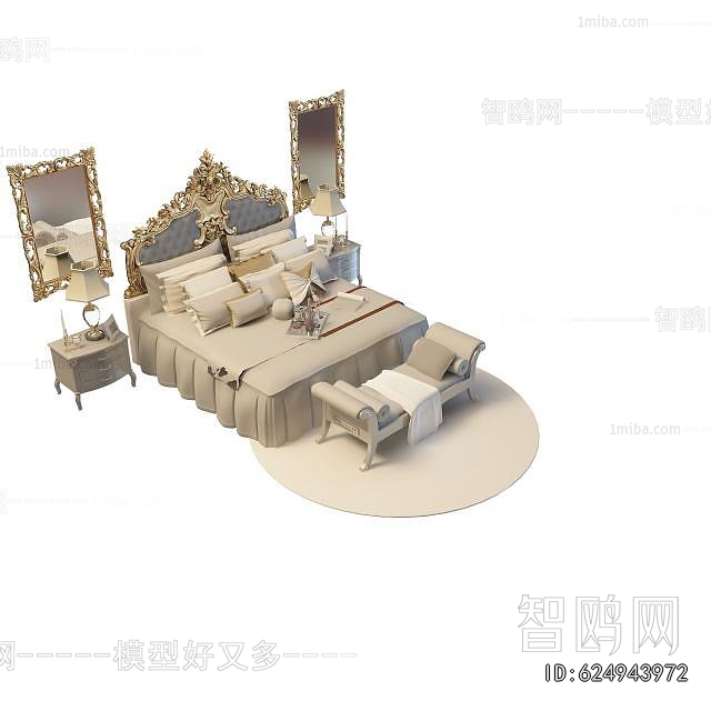 European Style Double Bed