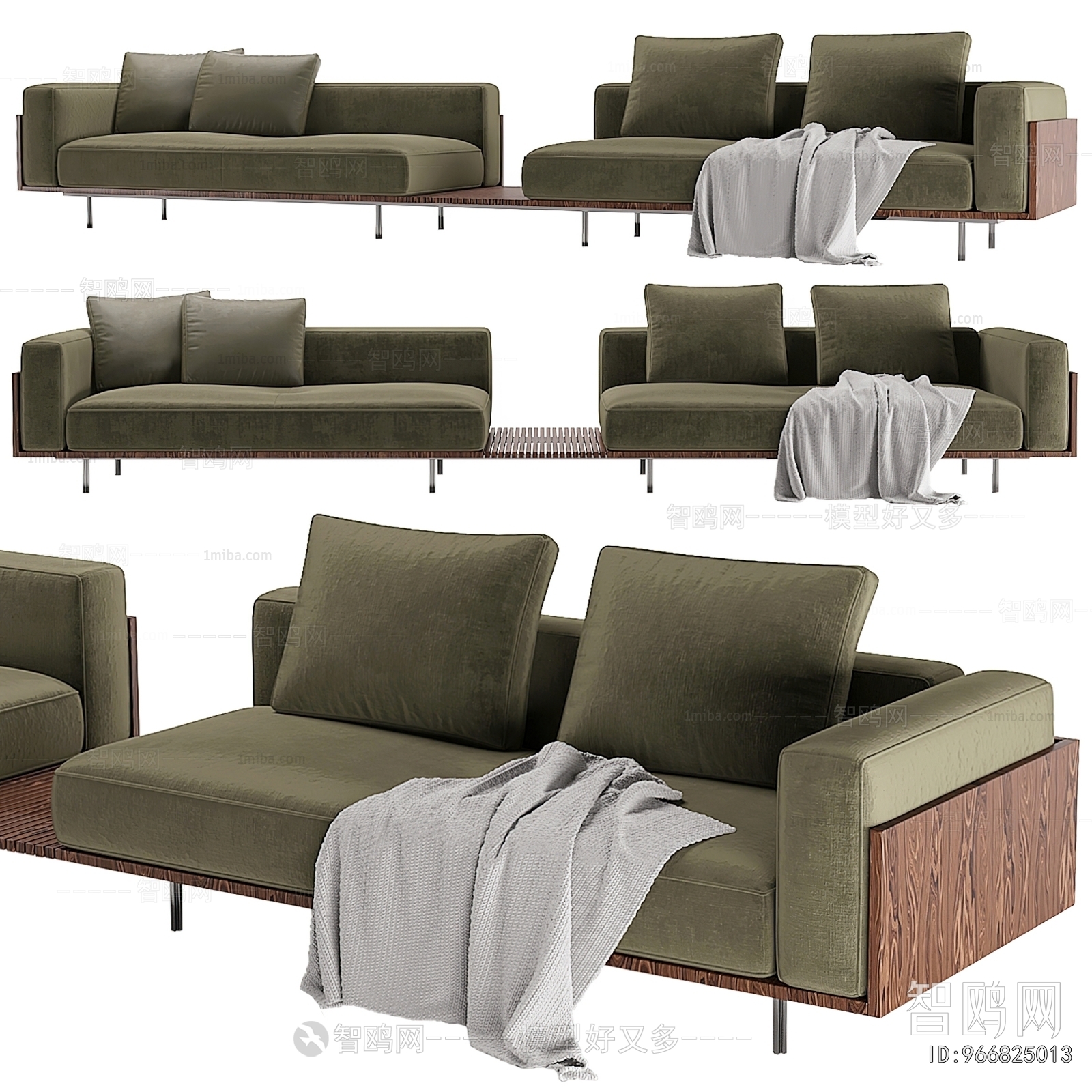 Modern Multi Person Sofa