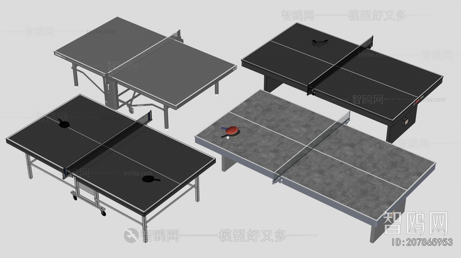 Modern Table-tennis Table