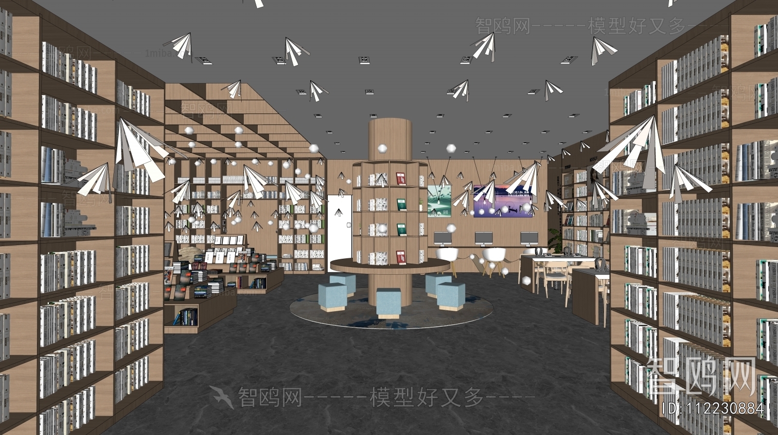 Modern Bookstore Book Bar