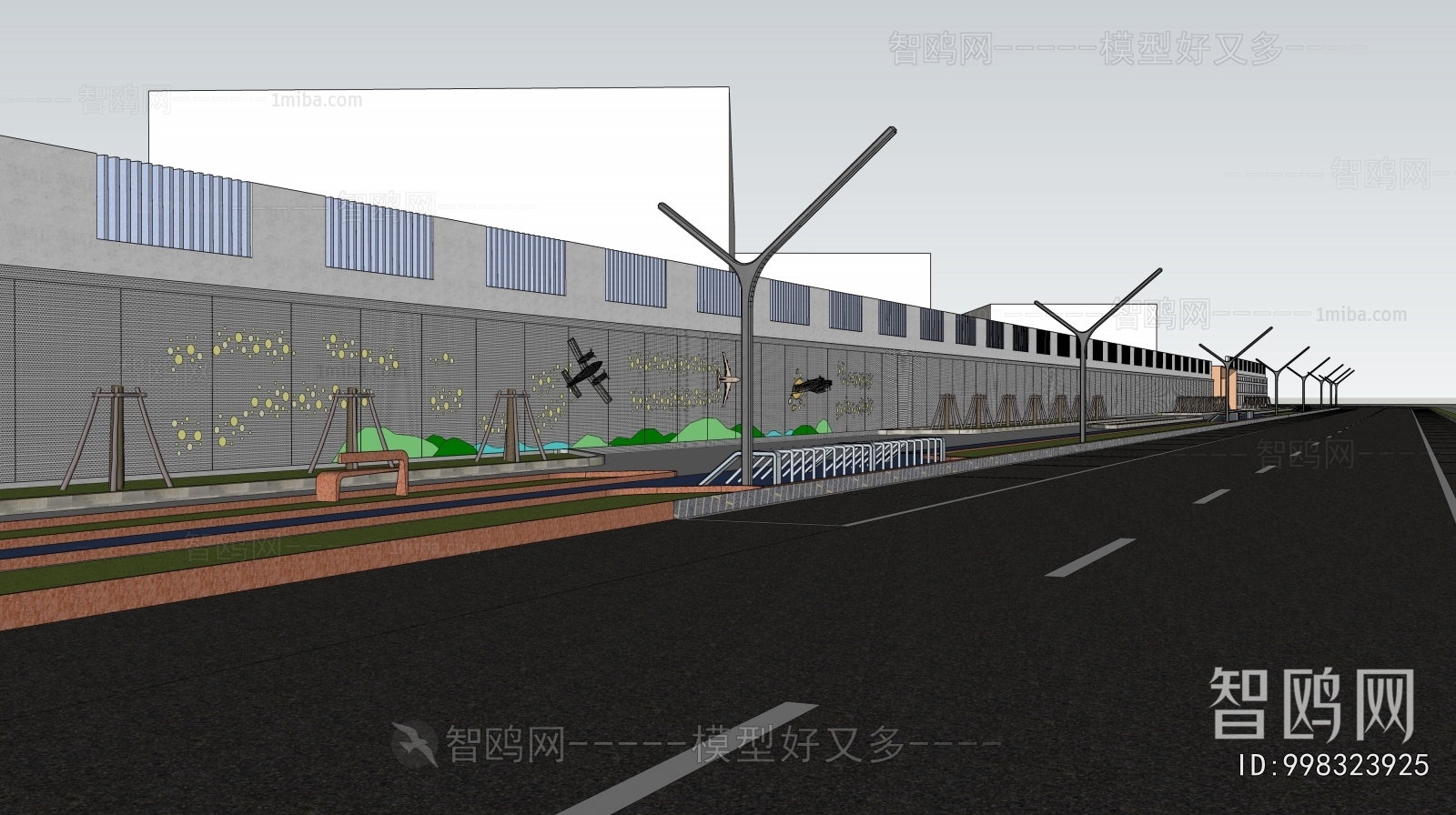 Modern Landscape Wall