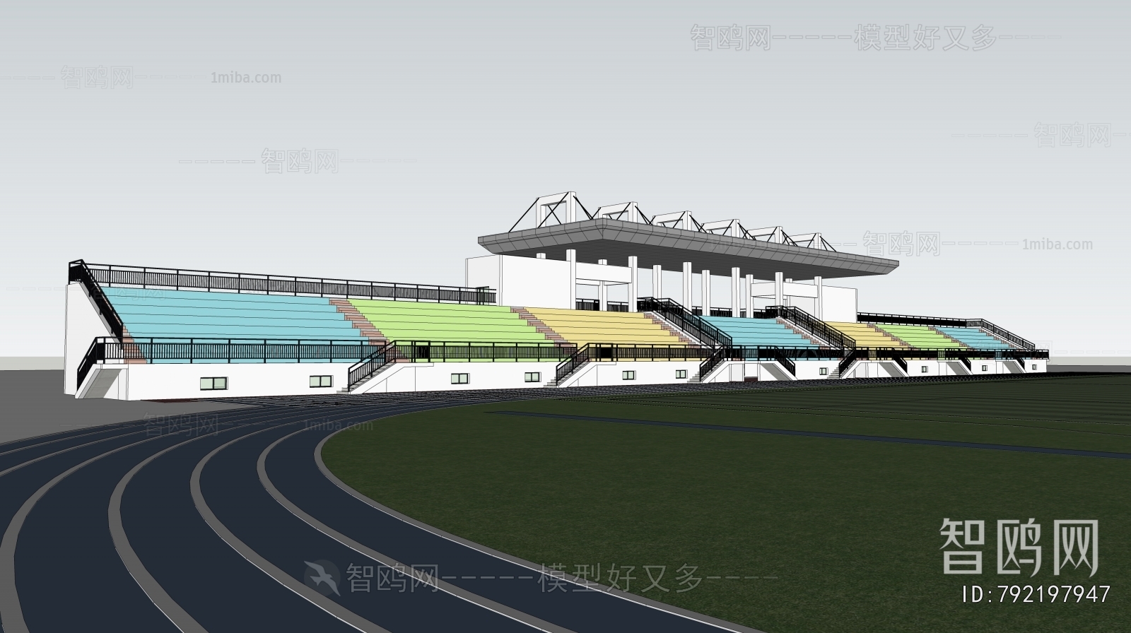 Modern Outdoor Sports Stadium