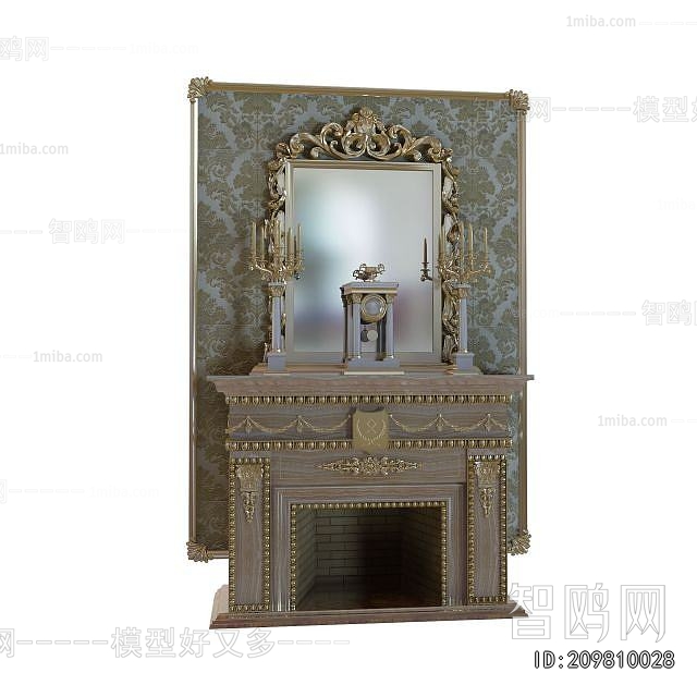 European Style Fireplace