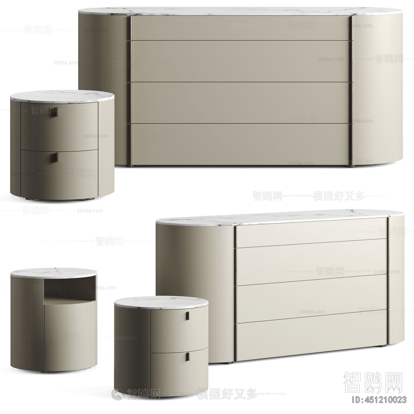 Modern Bedside Cupboard