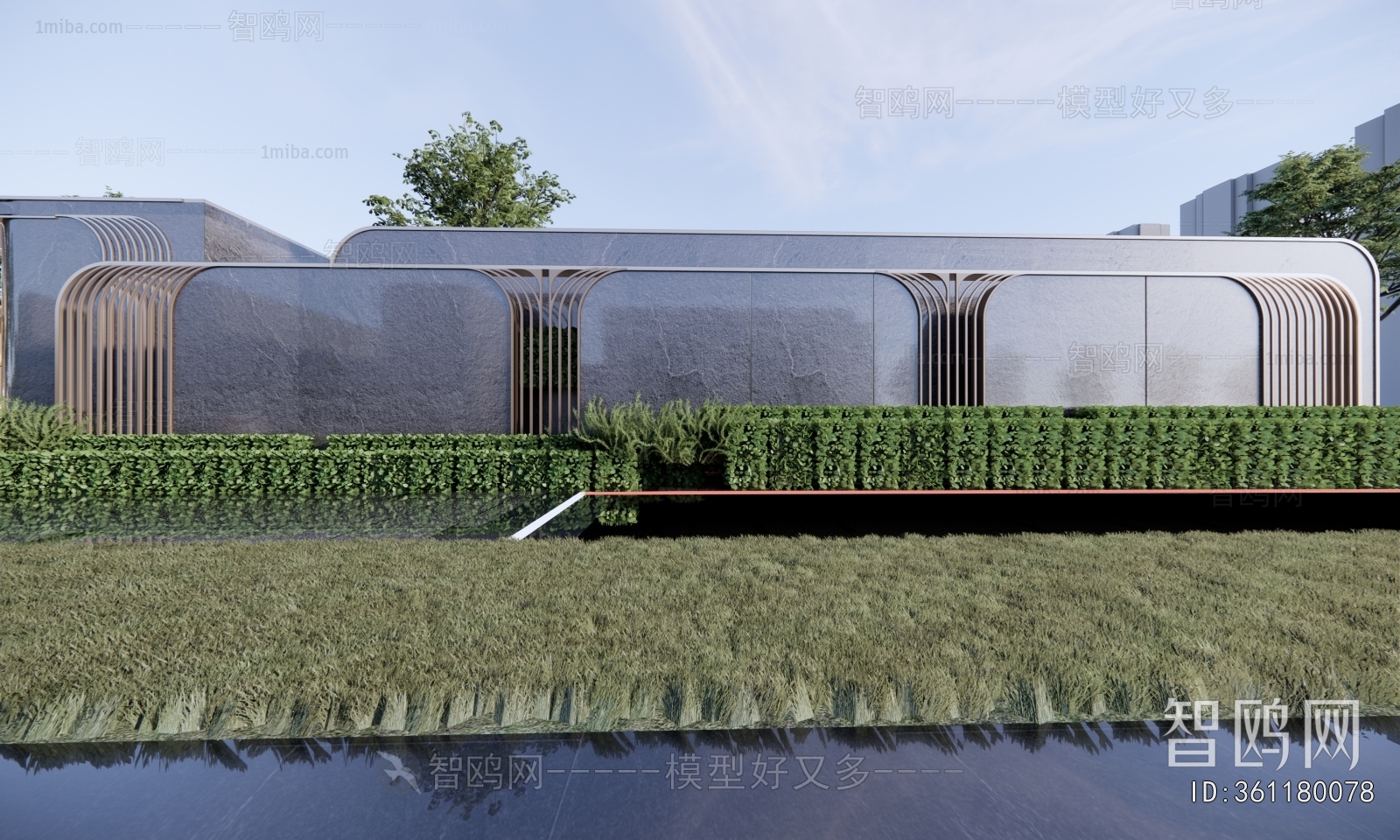 Modern Landscape Wall