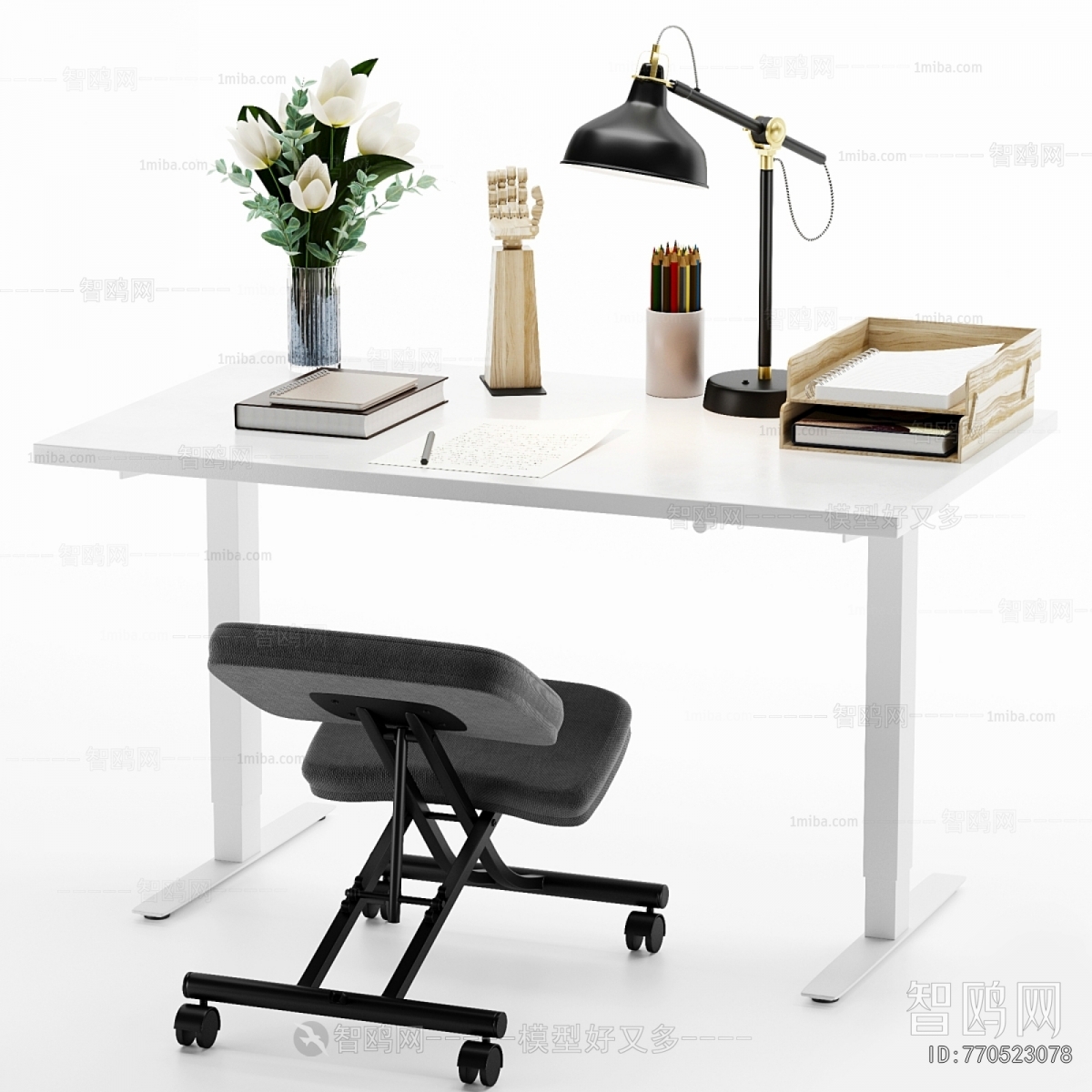 Modern Computer Desk And Chair
