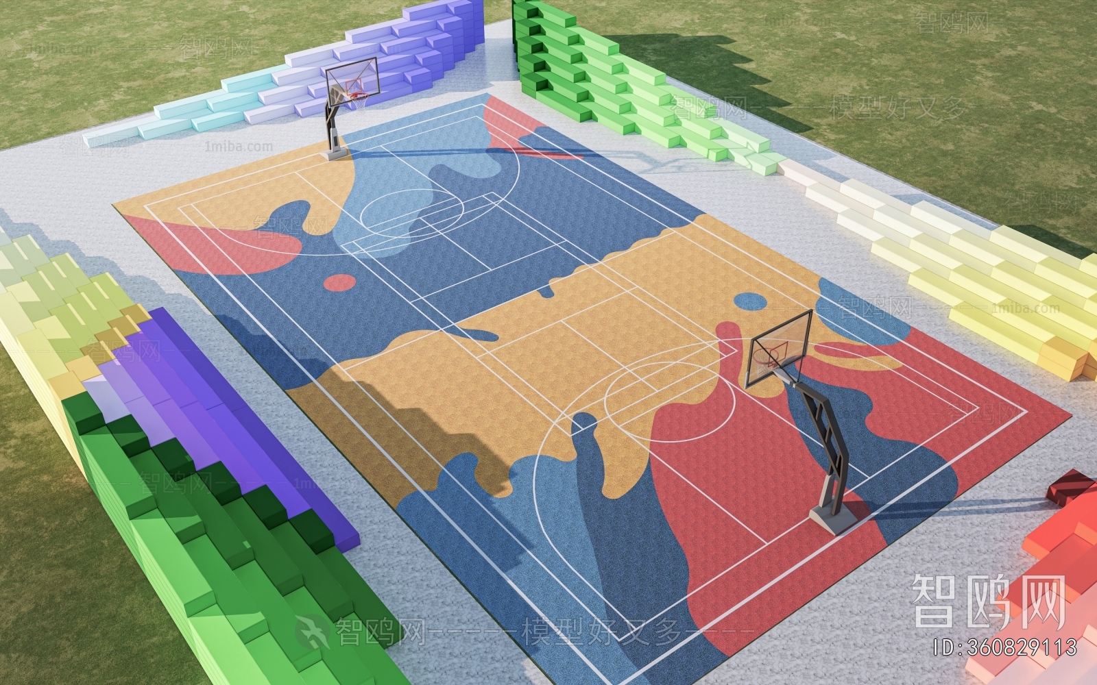 Modern Outdoor Sports Stadium