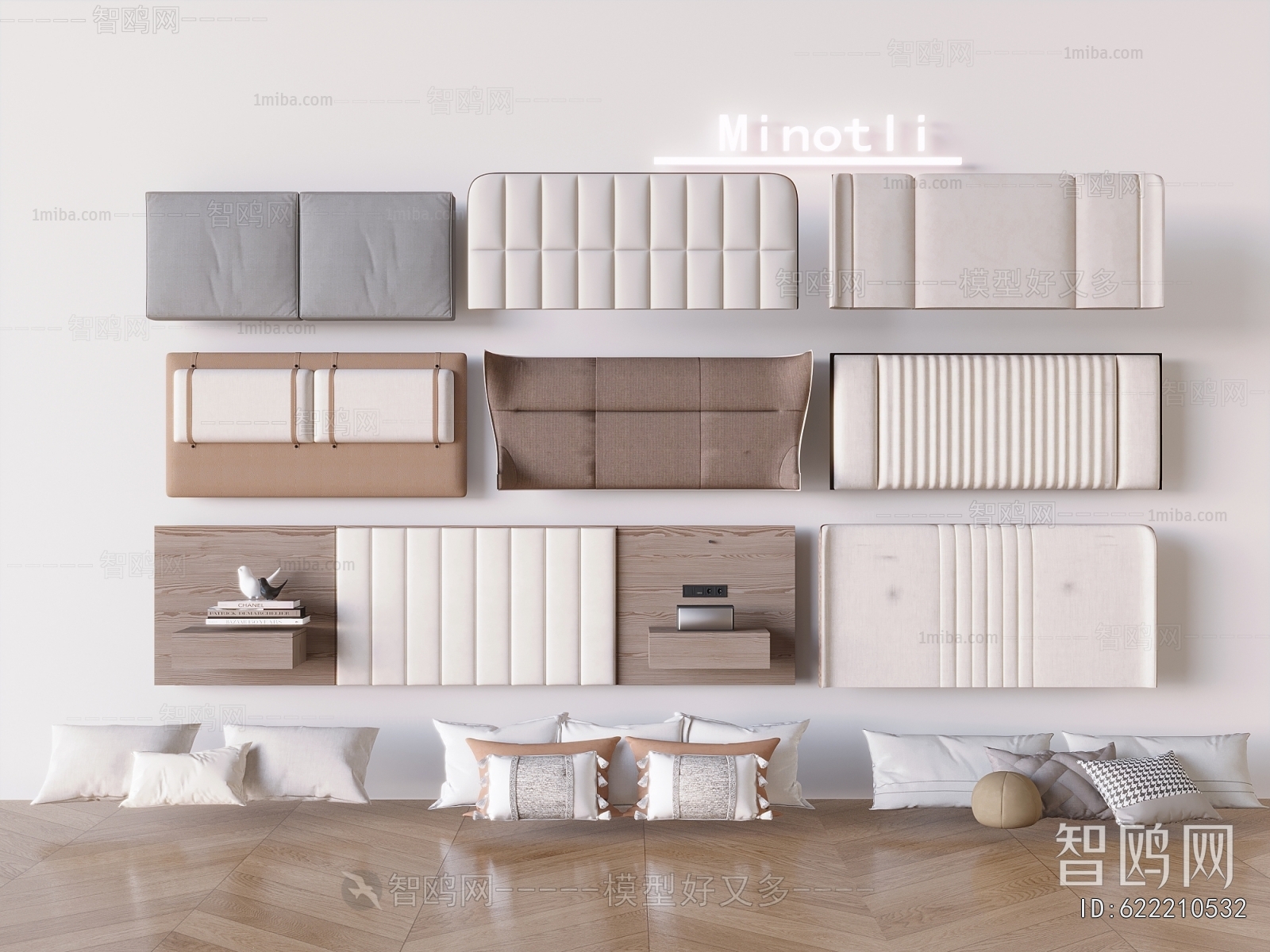 Modern Bedhead Back Rest