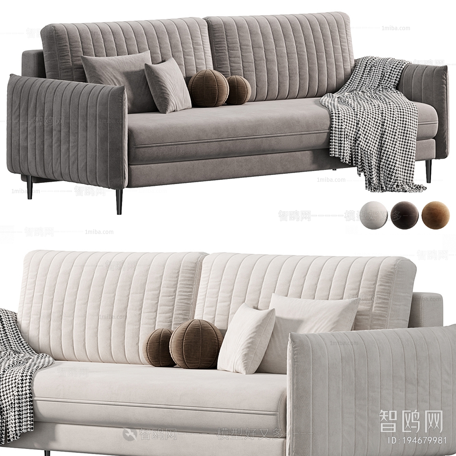 Modern Multi Person Sofa
