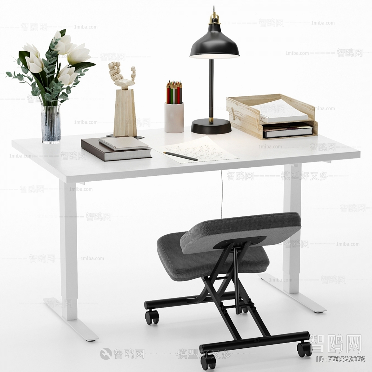 Modern Computer Desk And Chair