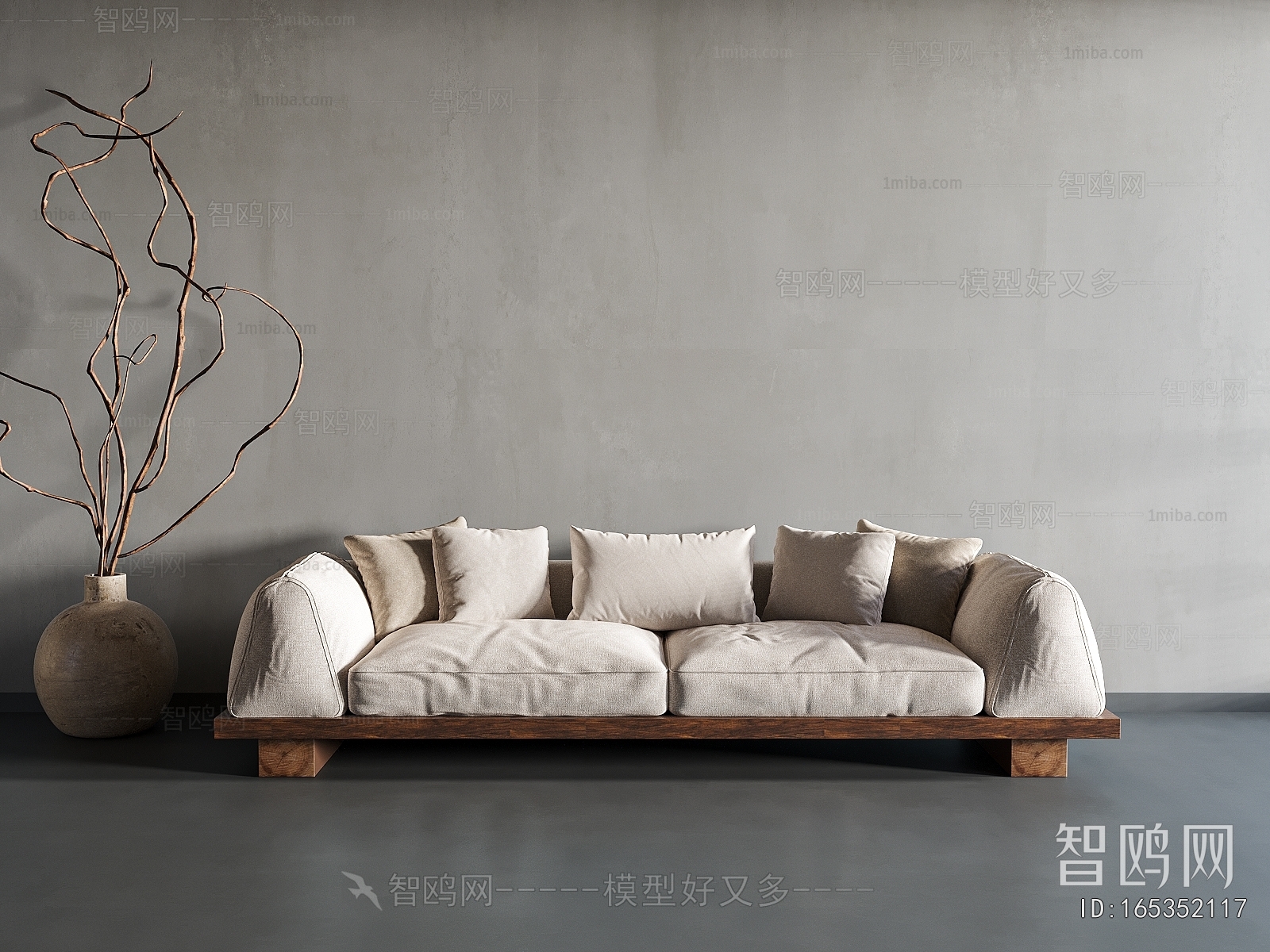 Wabi-sabi Style A Sofa For Two