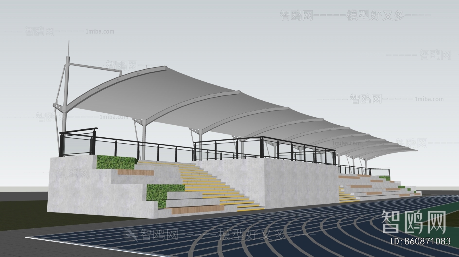 Modern Outdoor Sports Stadium