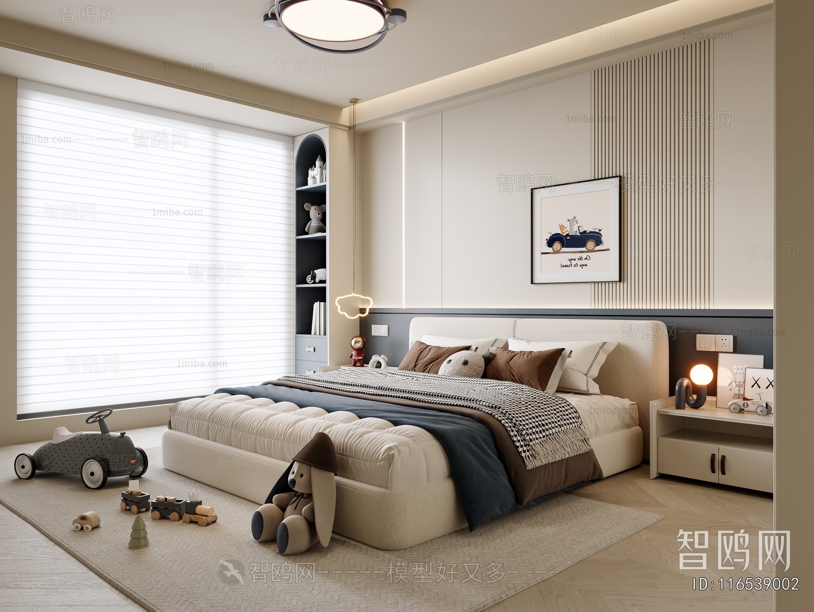 Modern Boy's Room And Son's Room