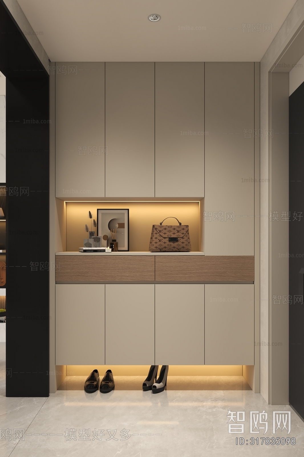 Modern Shoe Cabinet