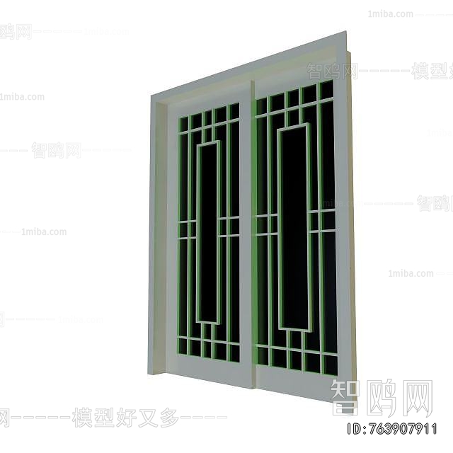 New Chinese Style Sliding Door