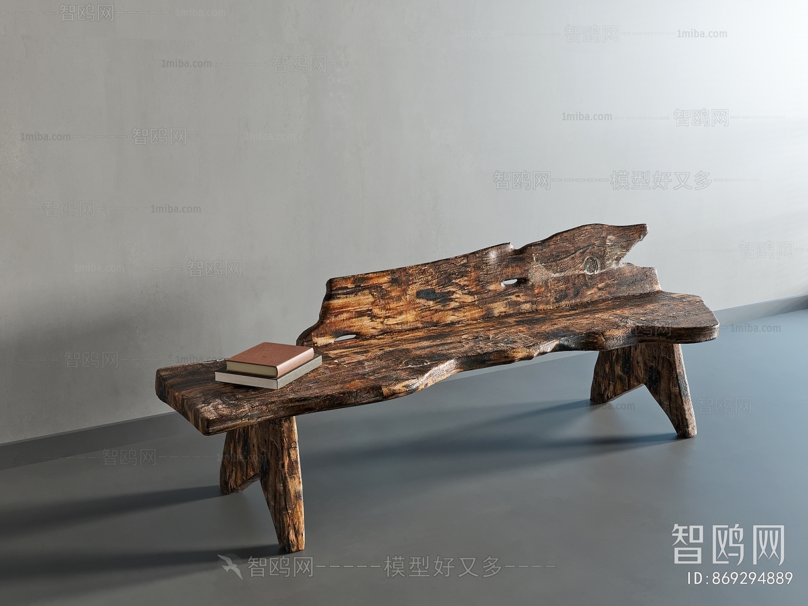 Wabi-sabi Style Bench