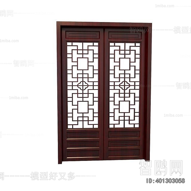 Chinese Style Double Door