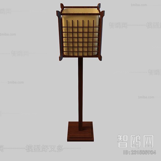 New Chinese Style Floor Lamp
