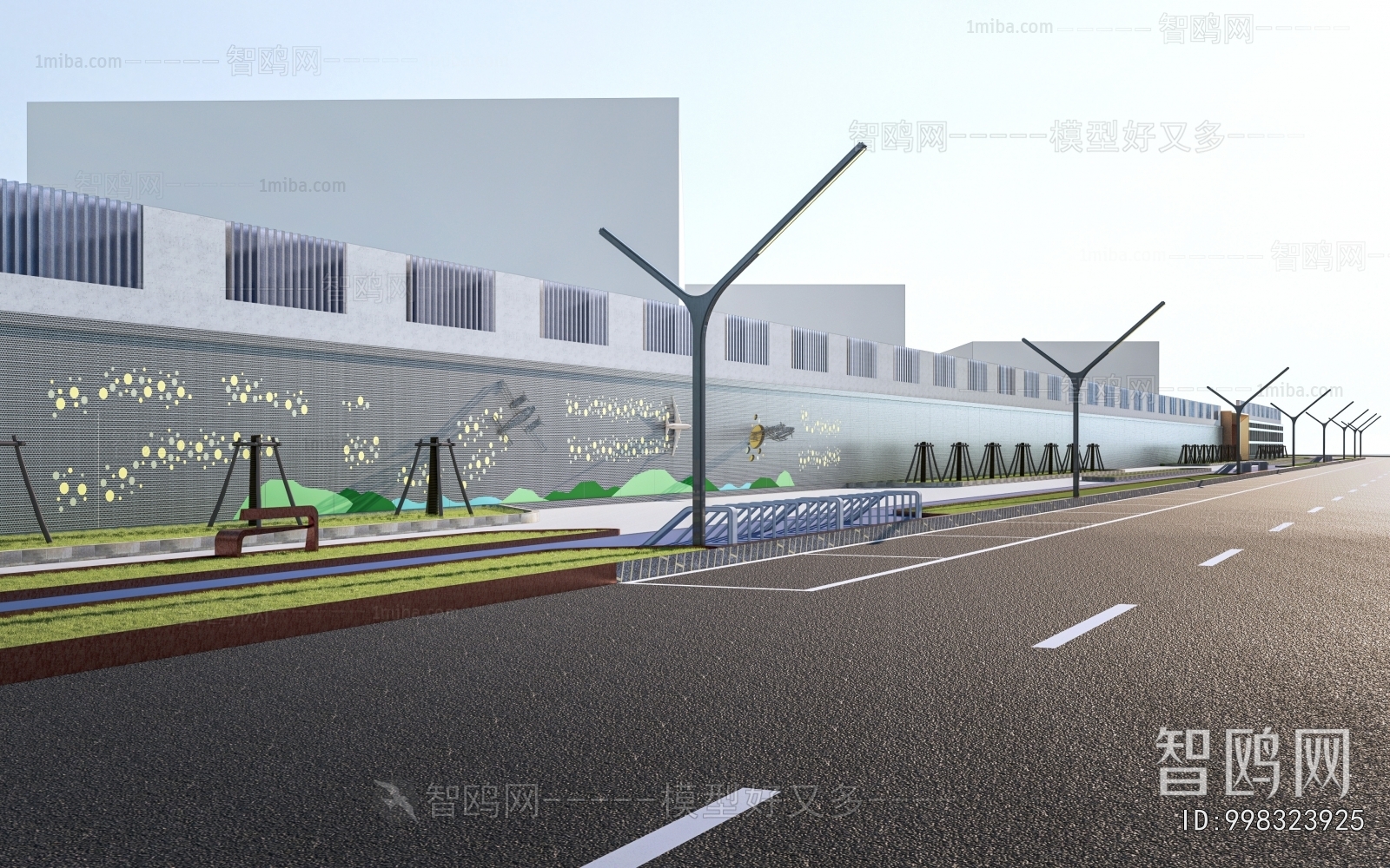 Modern Landscape Wall