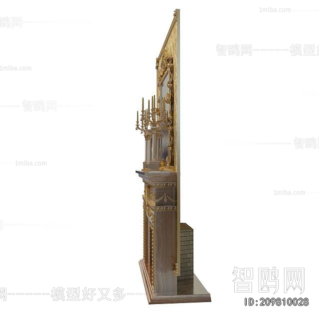 European Style Fireplace