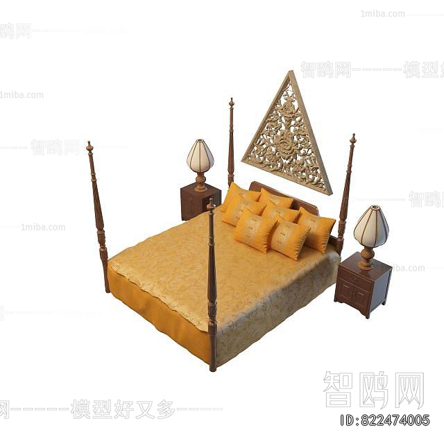 American Style Double Bed