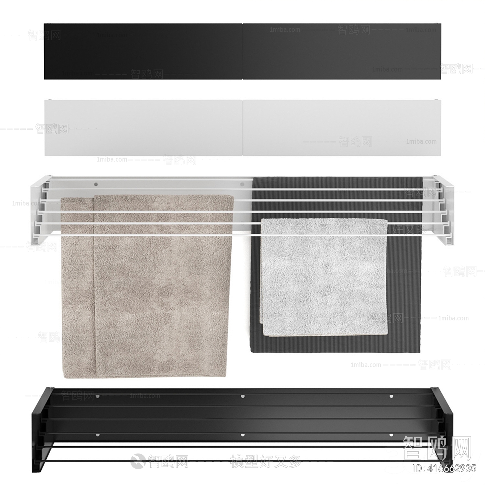 Modern Bathroom Rack