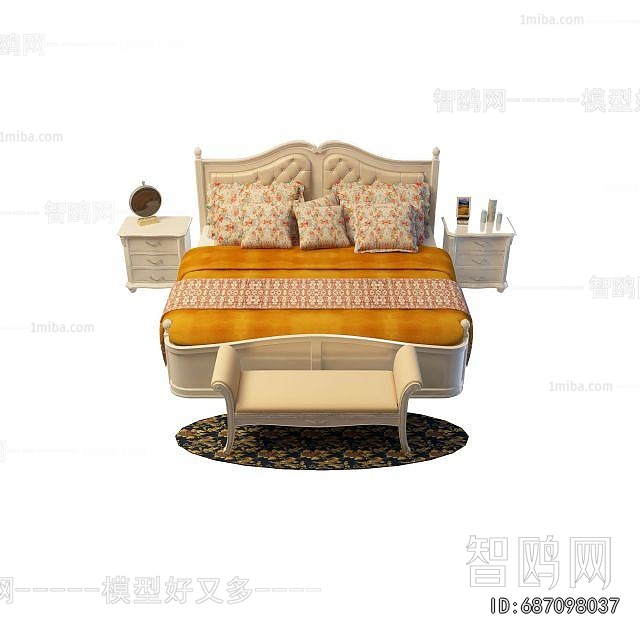 French Style Double Bed