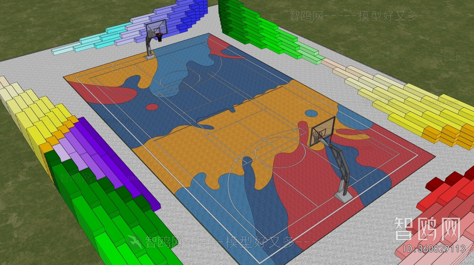 Modern Outdoor Sports Stadium
