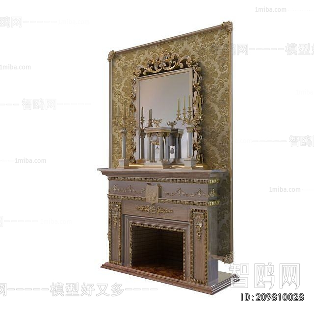 European Style Fireplace
