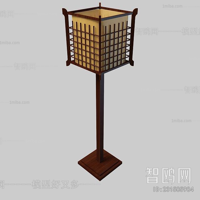 New Chinese Style Floor Lamp