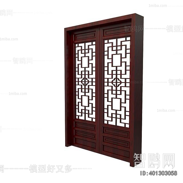 Chinese Style Double Door