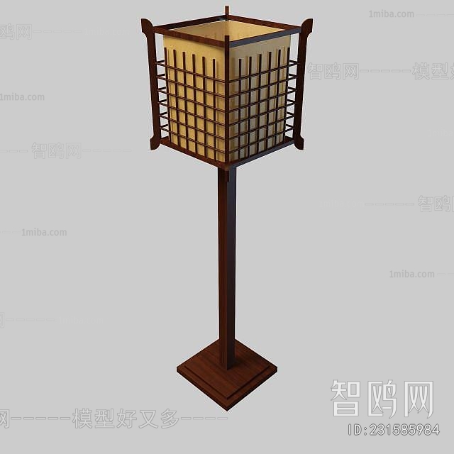 New Chinese Style Floor Lamp