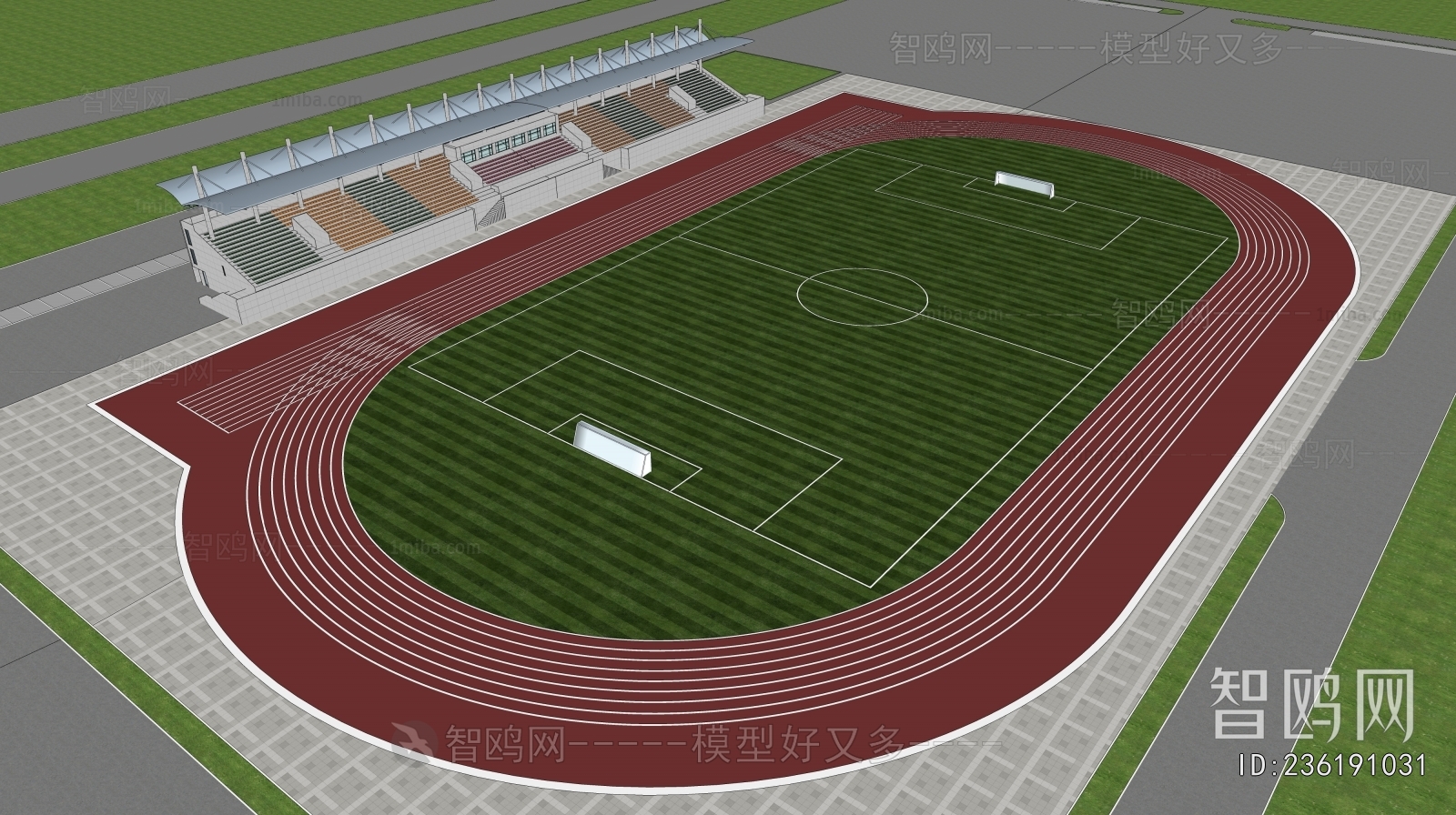 Modern Outdoor Sports Stadium