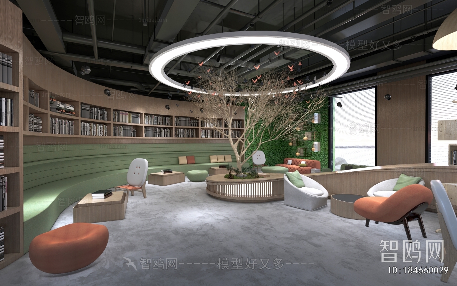 Modern Bookstore Book Bar