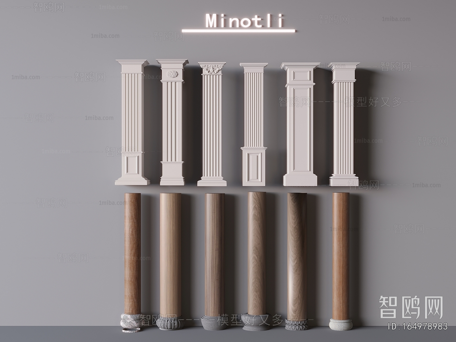 European Style Chinese Style Column