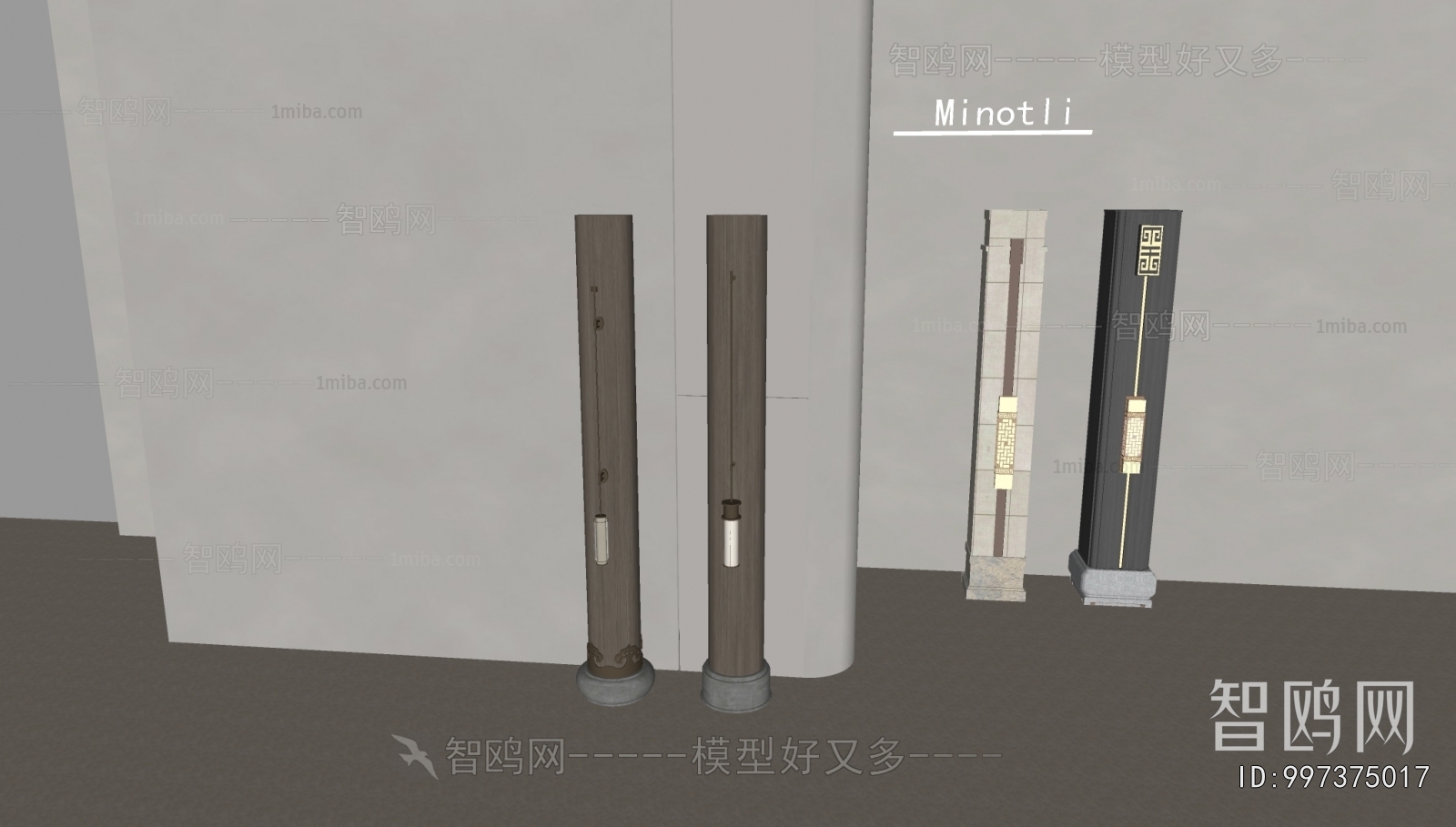 New Chinese Style Column