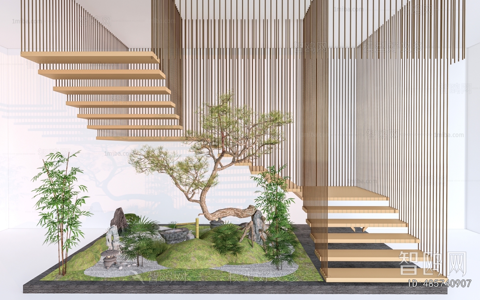 New Chinese Style Plant Landscaping