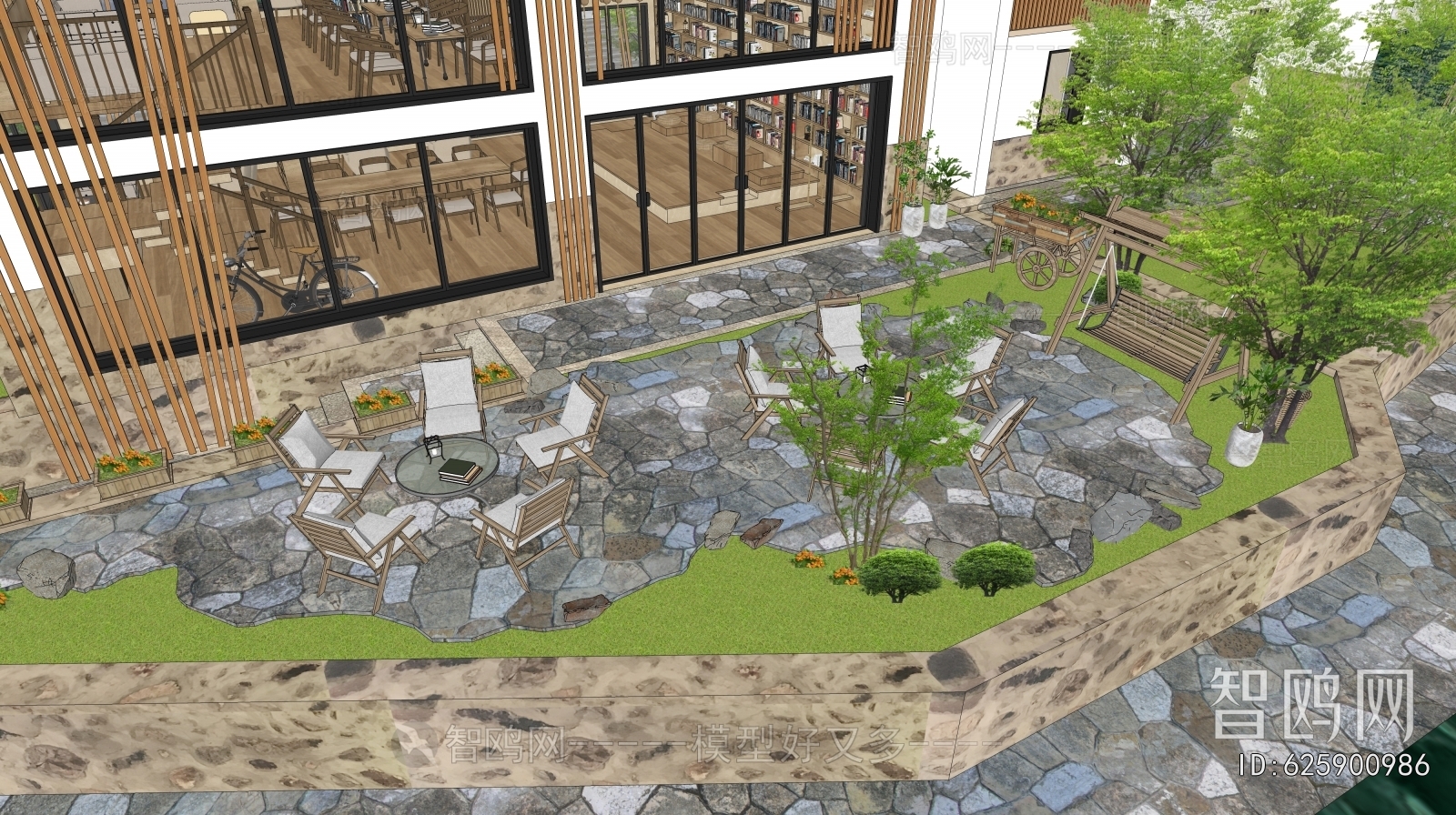 Modern Courtyard/landscape