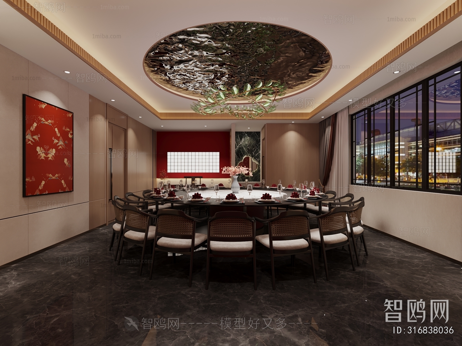 New Chinese Style Restaurant Box