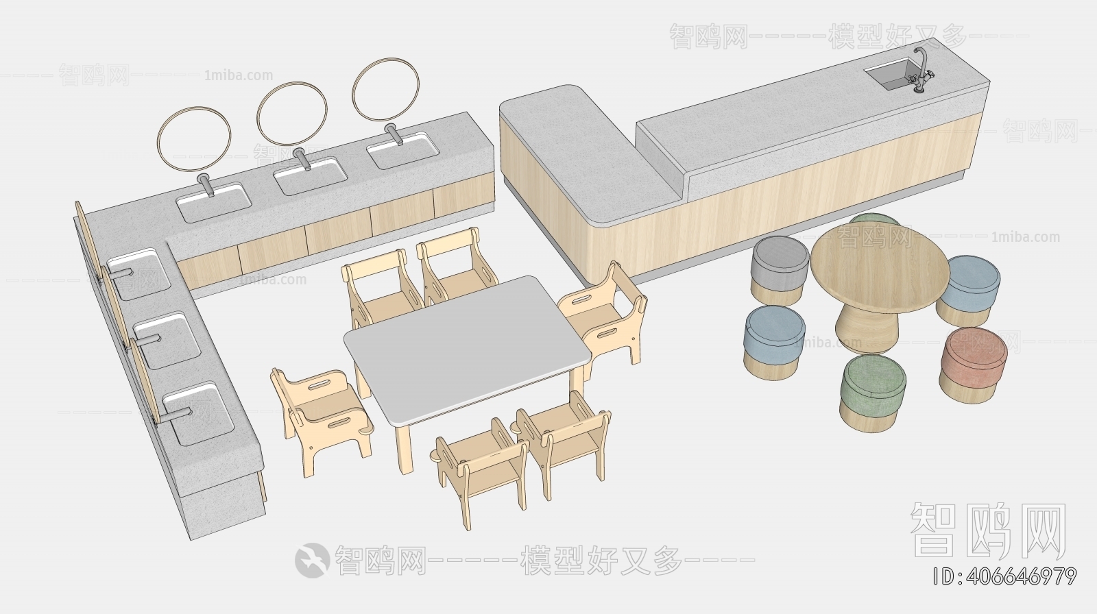 Modern Children's Table/chair