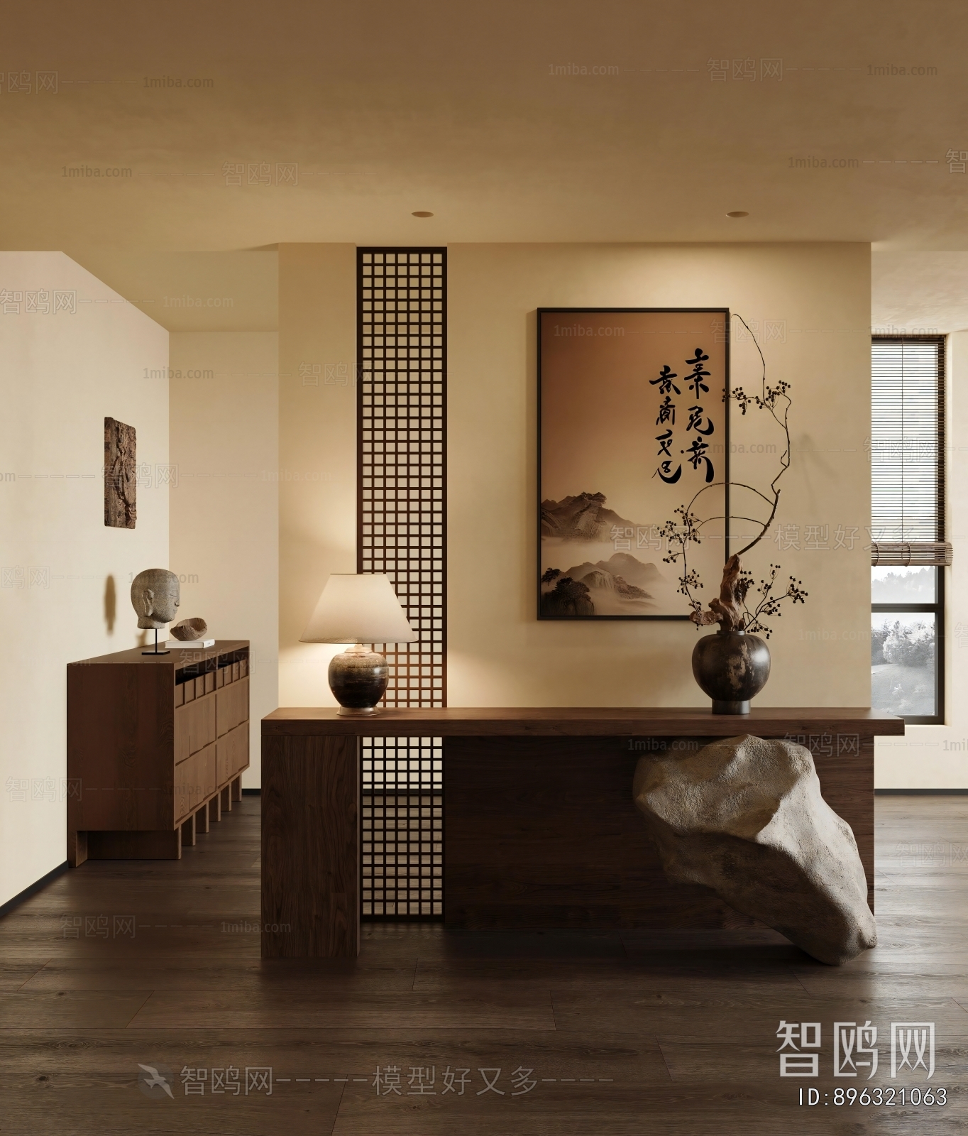 New Chinese Style Hallway