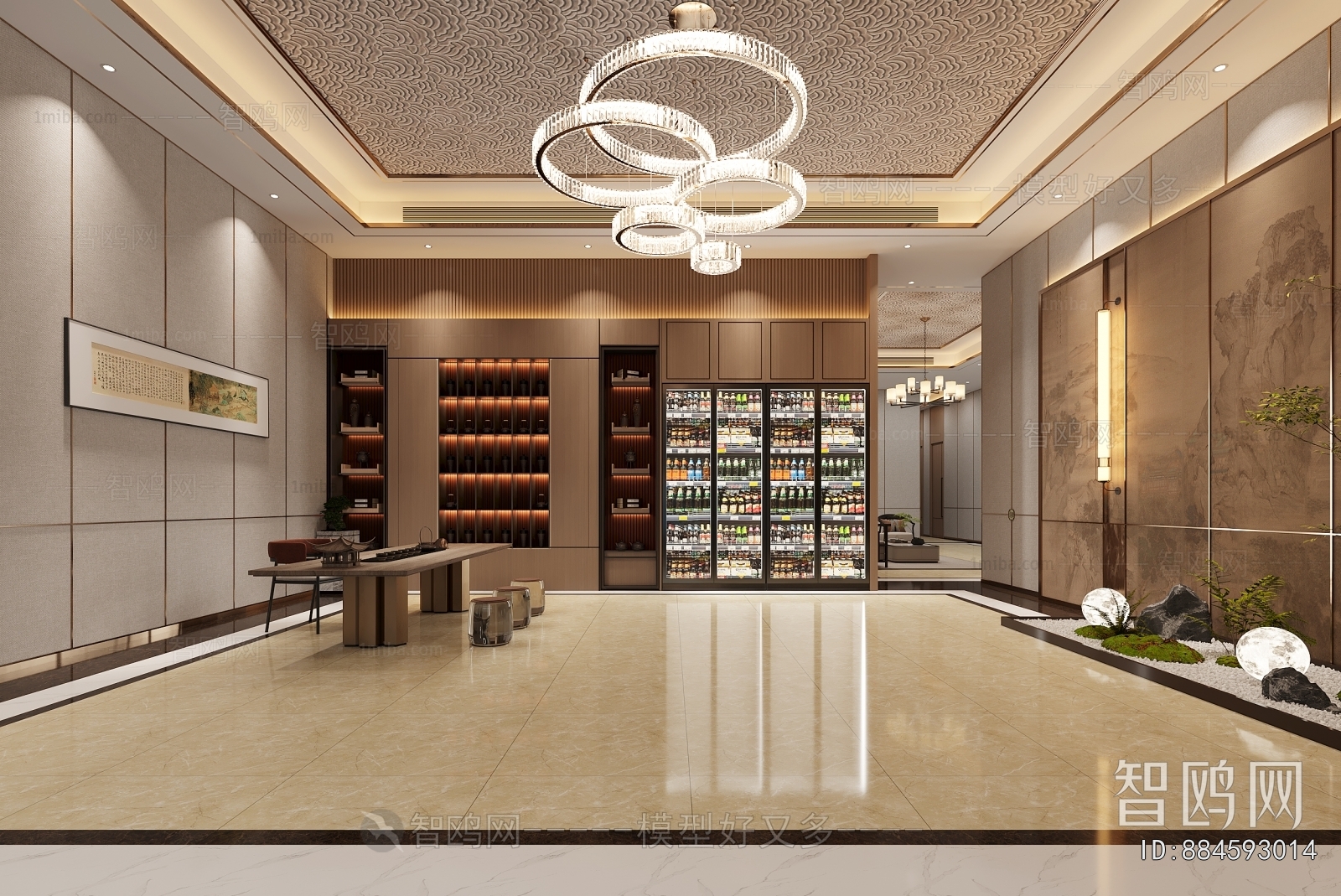 New Chinese Style Lobby Hall