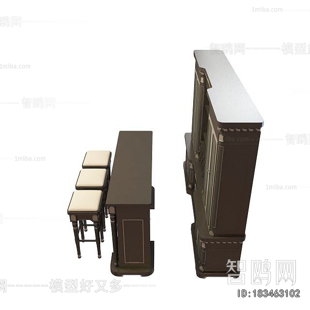 European Style Wine Cabinet