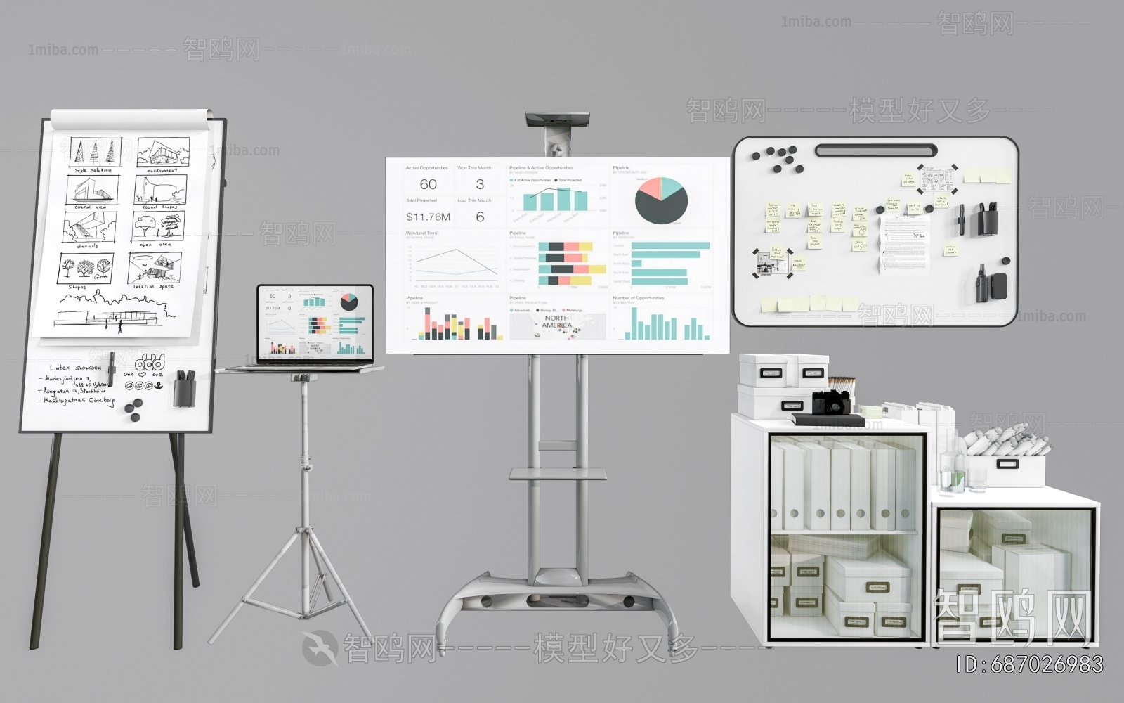 Modern Blackboard/whiteboard