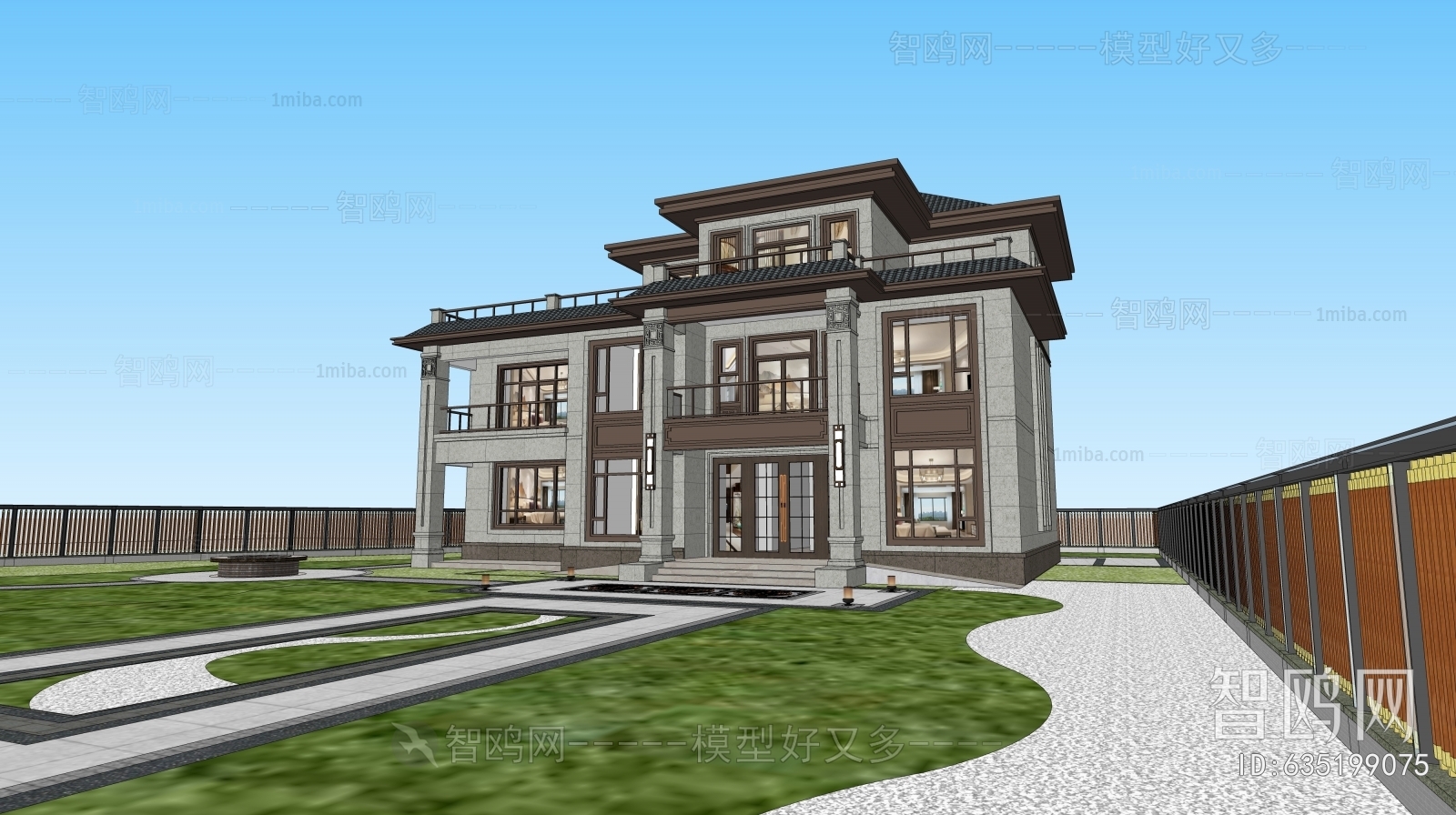 New Chinese Style Detached Villa