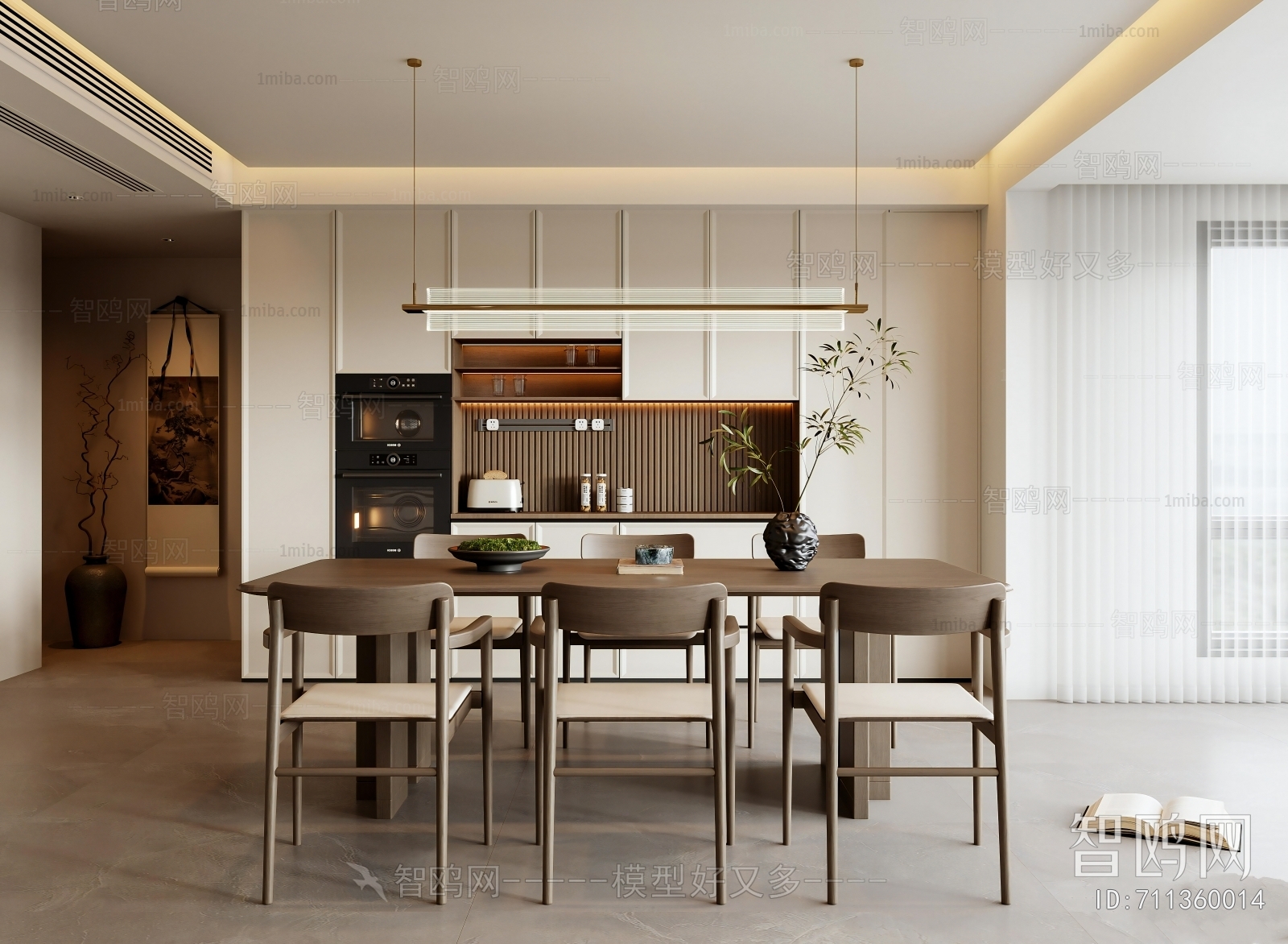 New Chinese Style Dining Room