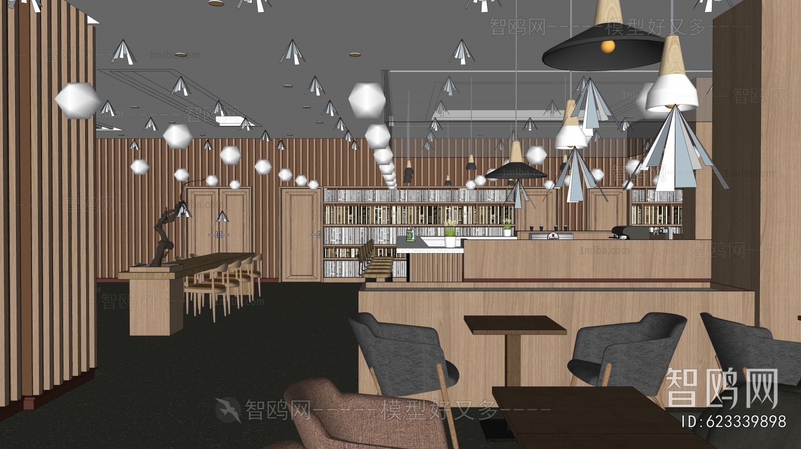 Modern Bookstore Book Bar