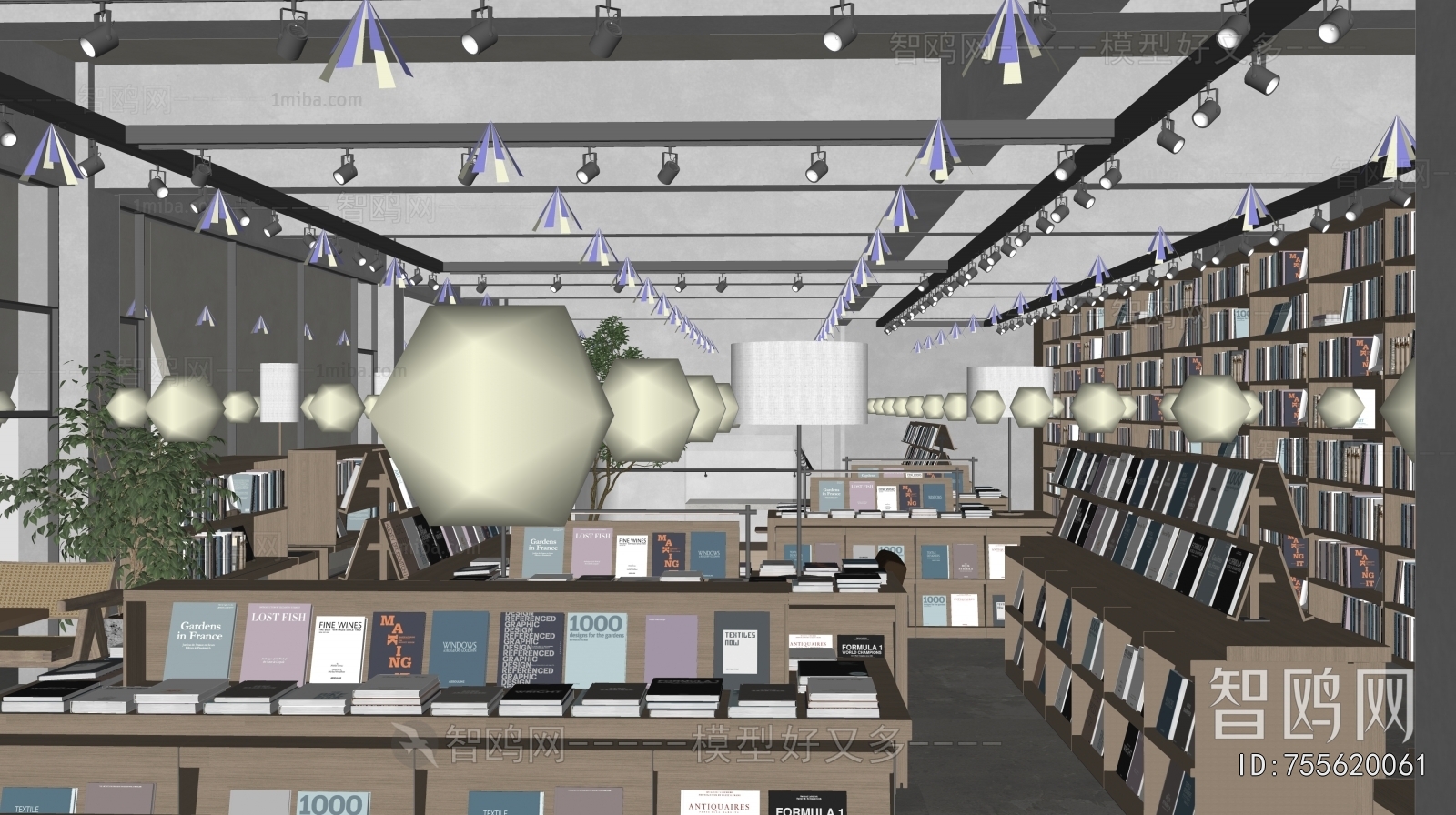 Modern Bookstore Book Bar