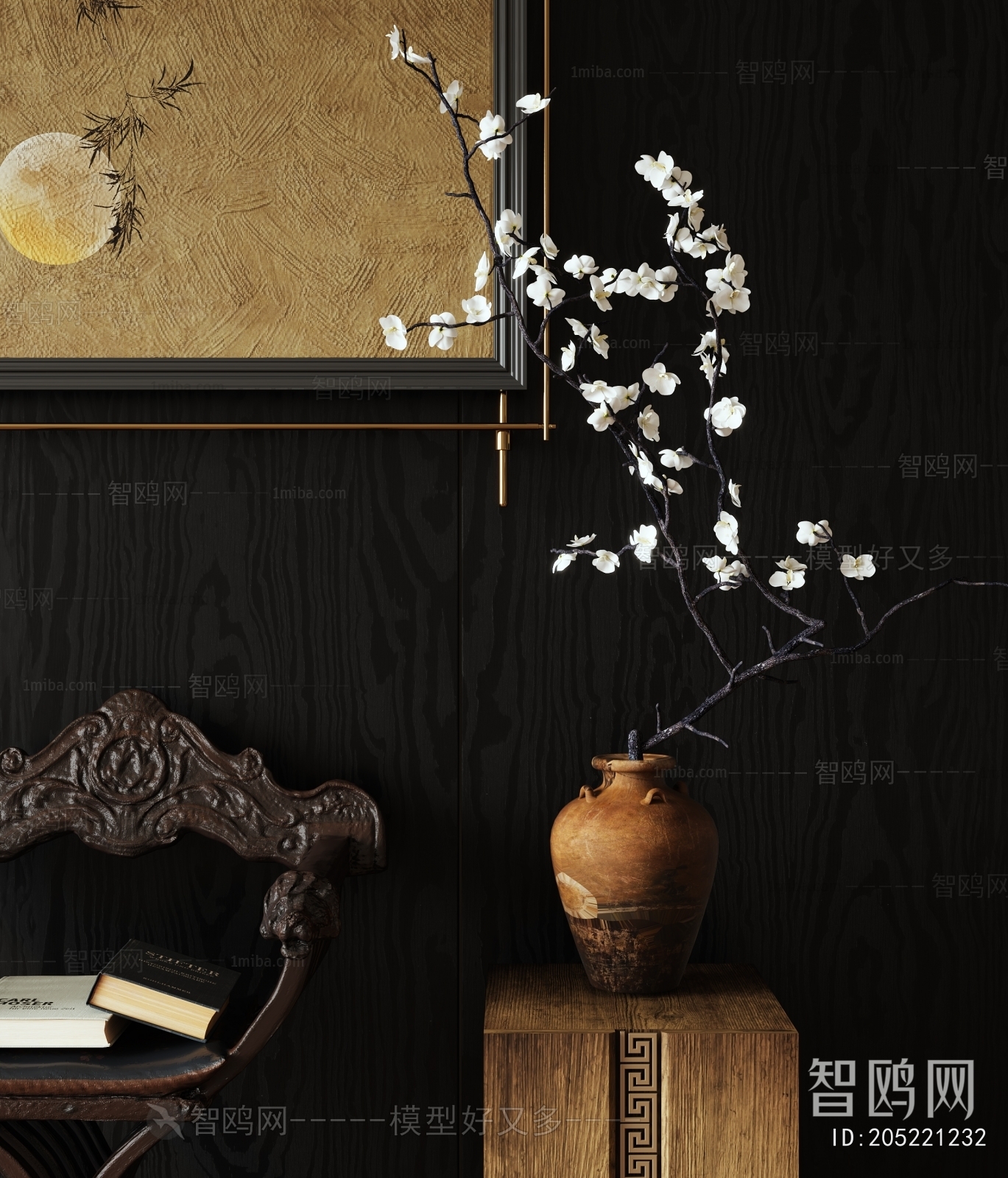 New Chinese Style Flower Arrangement